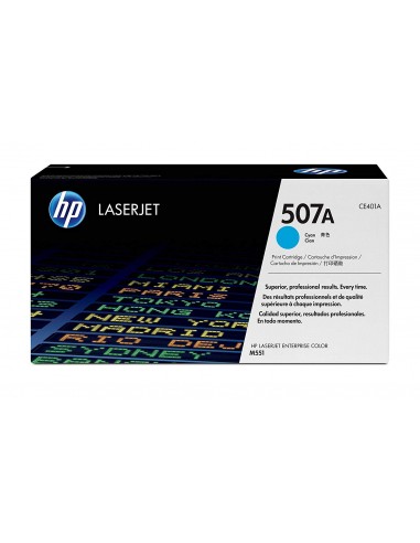 Original HP 507A Cyan Toner Cartridge...