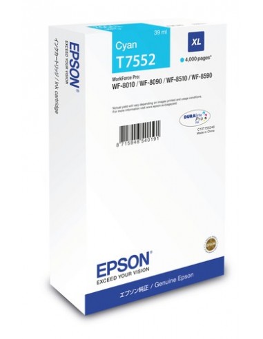 Epson WF8XXX Ink Cartridge Cyan XL 4K...