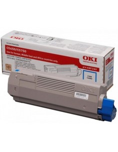 OKI C5650 Cyan Toner 2K -...